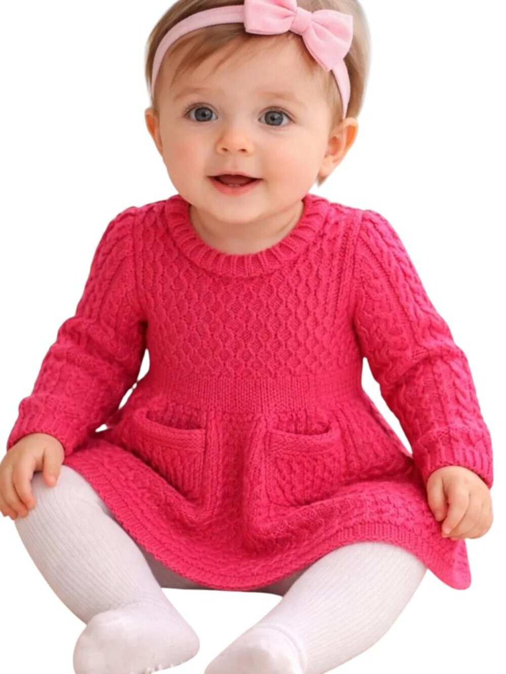 NEW Max Studio Long Sleeve Knit Sparkle Cable Christmas Holiday Sweater Dress